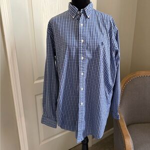 Ralph Lauren Men's Blue Checkered Shirt